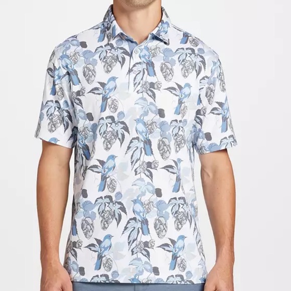 Walter Hagen Men's Perfect 11 Novelty Print Golf Polo - Picture 2 of 3